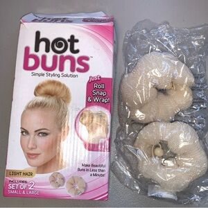 Hot Buns Simple Styling Solution Easy Roll Snap Wrap Lightweight Comfortable